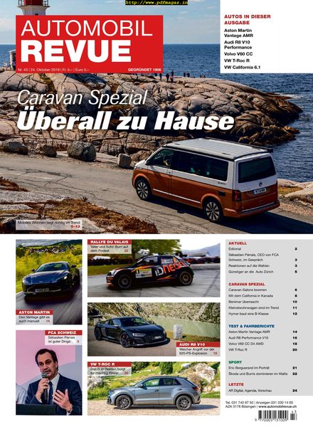 Automobil Revue – 24 Oktober 2019
