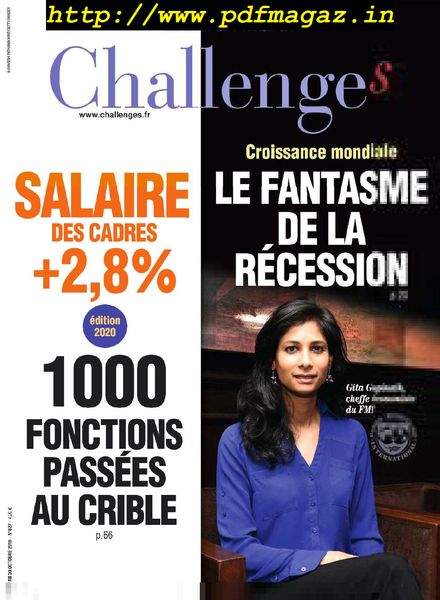 Challenges – 24 octobre 2019