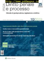 Diritto Penale e Processo – Ottobre 2019