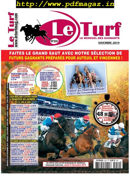 Le Turf – novembre 2019