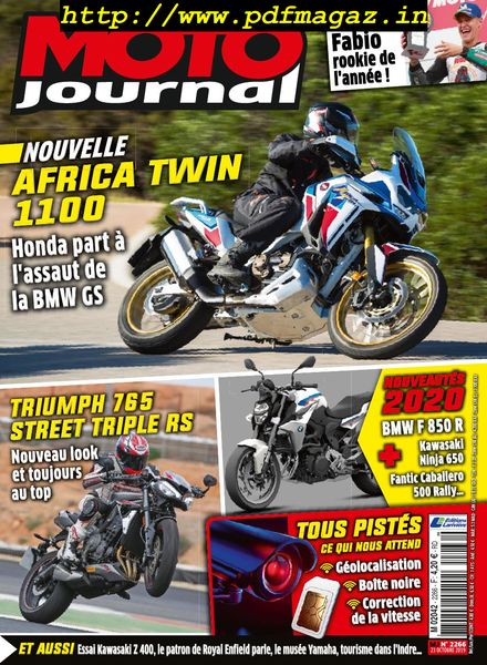 Moto Journal France – 23 octobre 2019