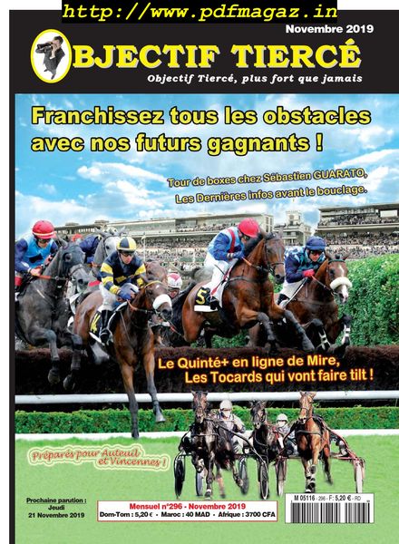 Objectif Tierce – novembre 2019