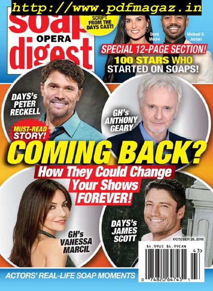 Soap Opera Digest – October 28, 2019