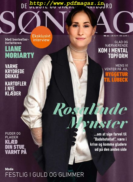 Sondag – 28 oktober 2019
