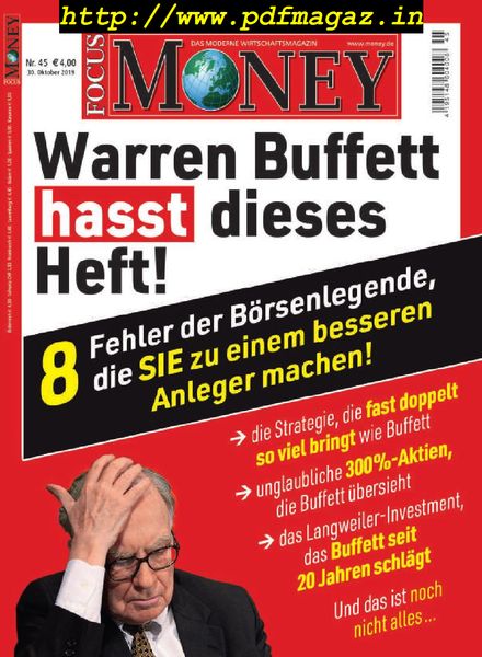 Focus Money – 30 Oktober 2019