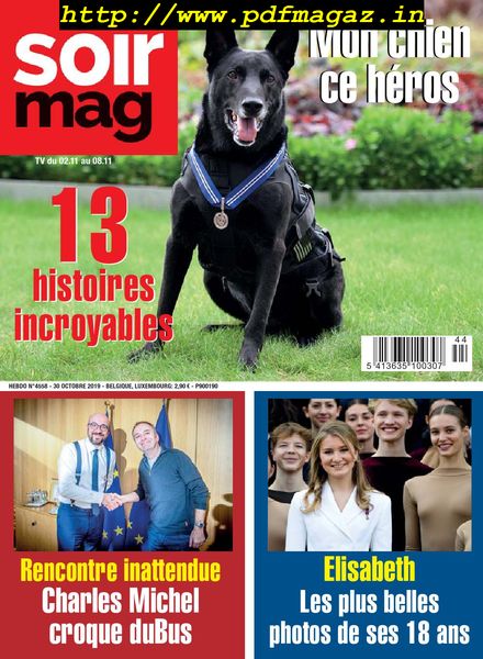 Le Soir Magazine – 02 novembre 2019