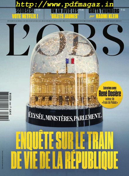 L’Obs – 31 octobre 2019