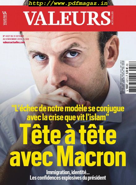 Valeurs Actuelles – 06 novembre 2019