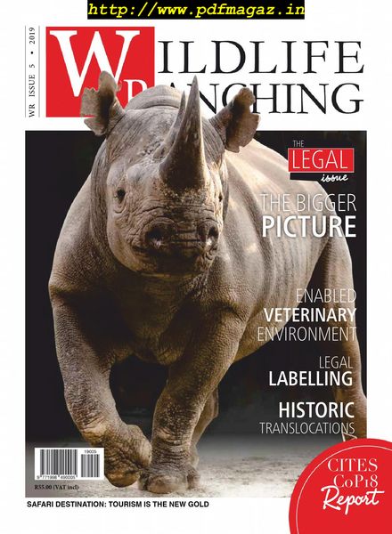 Wildlife Ranching Magazine – October 2019