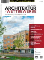 Architekturjournal Wettbewerbe – Nr 345, 2019