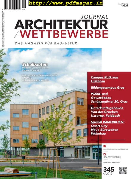 Architekturjournal Wettbewerbe – Nr 345, 2019
