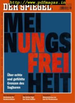 Der Spiegel – 2 November 2019