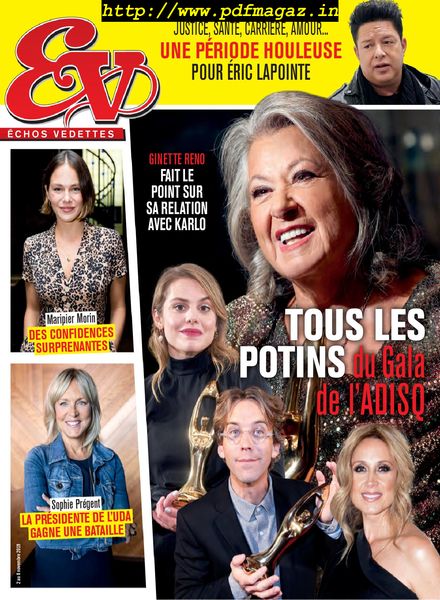echos Vedettes – 08 novembre 2019