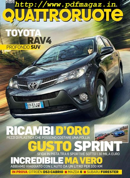 Quattroruote Italia – Aprile 2013