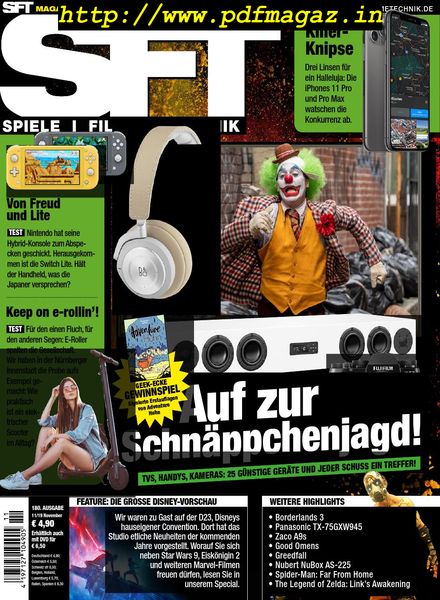SFT – Spiele Filme Technik – November 2019