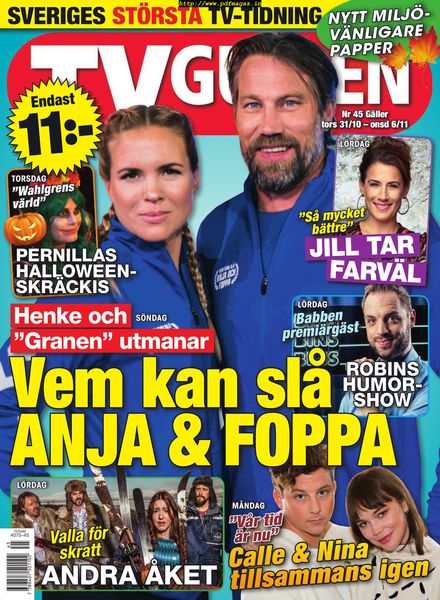 TV-Guiden – 29 oktober 2019