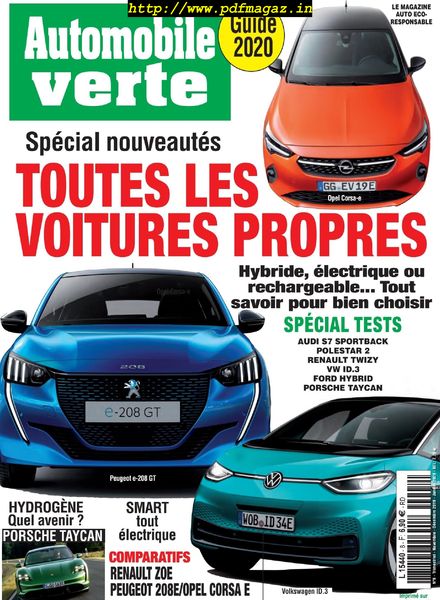 Automobile Verte – Novembre 2019 – Janvier 2020