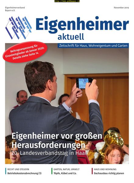 Eigenheimer aktuell – November 2019