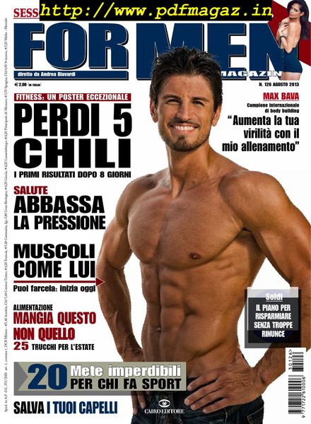 For Men Magazine – Agosto 2013