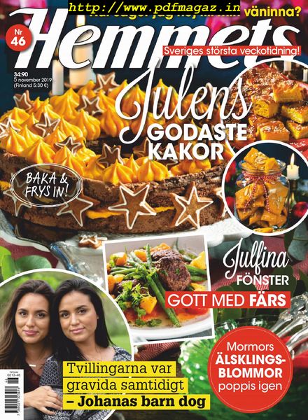 Hemmets Veckotidning – 05 november 2019