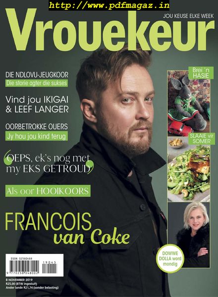 Vrouekeur – 08 November 2019