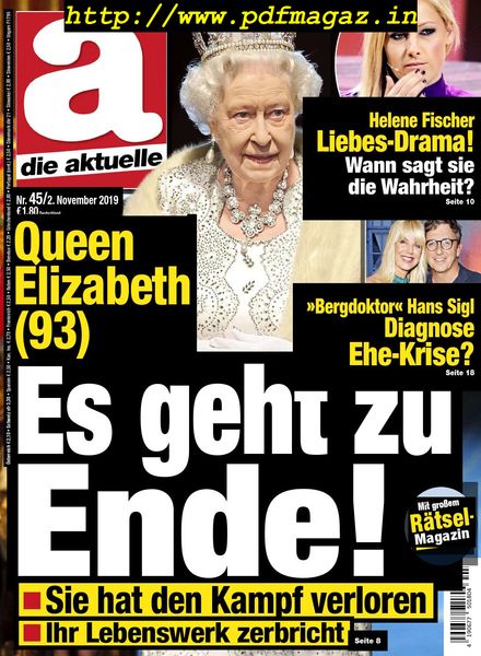 die aktuelle – 02 November 2019