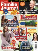 Familie Journal – 04 november 2019