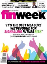 Finweek English Edition – November 07, 2019