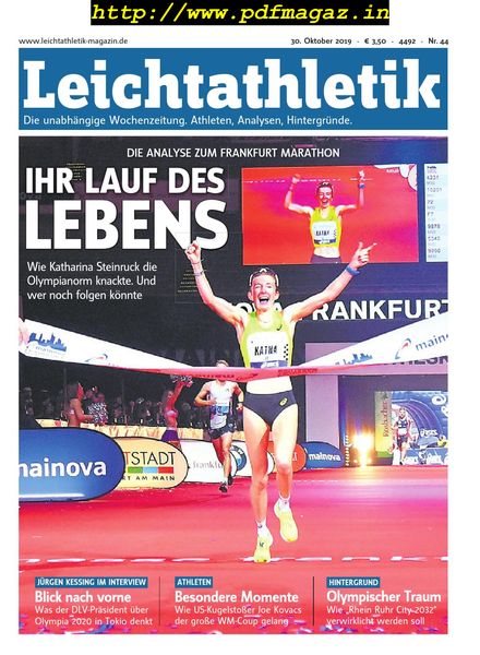 Leichtathletik – 30 Oktober 2019