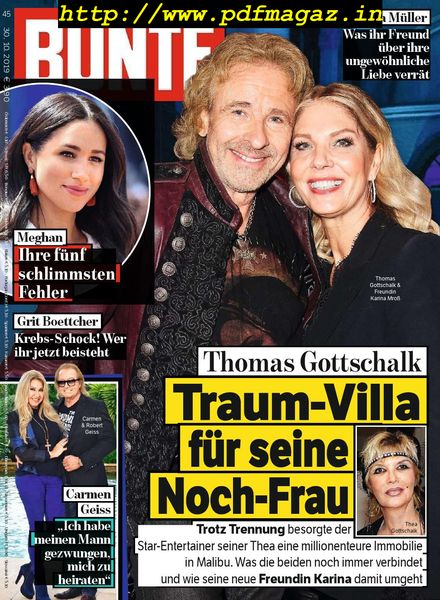 Bunte – 30 Oktober 2019