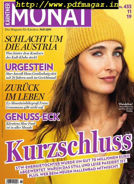 Karntner Monat – November 2019