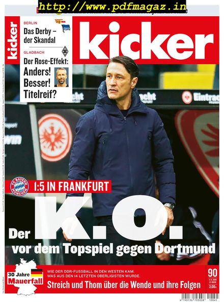 Kicker – 04 November 2019