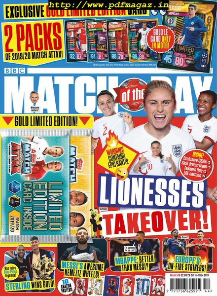 Match of the Day – 29 October 2019