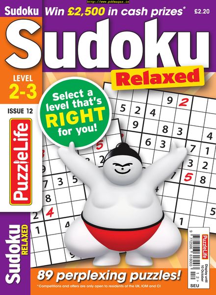 PuzzleLife Sudoku Relaxed – September 2019