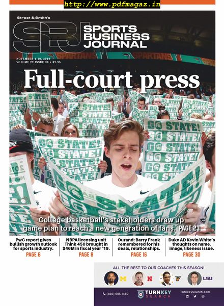 SportsBusiness Journal – 04 November 2019