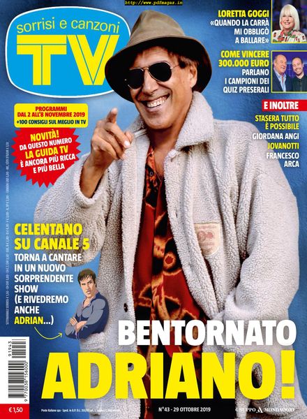 TV Sorrisi e Canzoni – 29 ottobre 2019