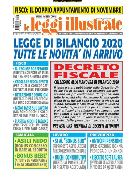 Leggi Illustrate – novembre 2019