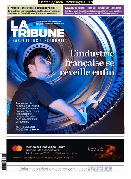 La Tribune – 8 Novembre 2019