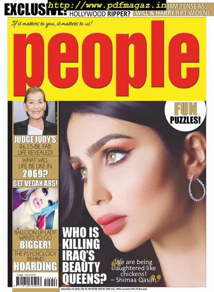 People South Africa – November 15, 2019