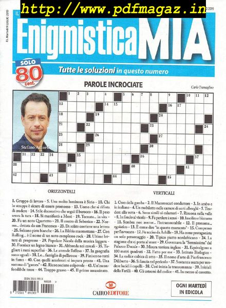 Enigmistica Mia – 15 Luglio 2019