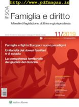 Famiglia e Diritto – Novembre 2019
