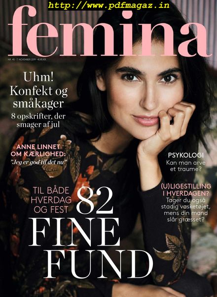 Femina Denmark – 07 November 2019