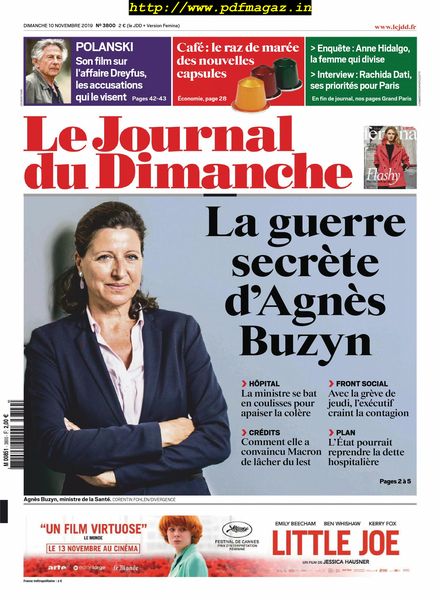 Le Journal du Dimanche – 10 novembre 2019