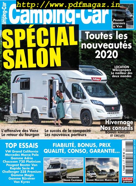 L’Essentiel du Camping-Car – novembre 2019
