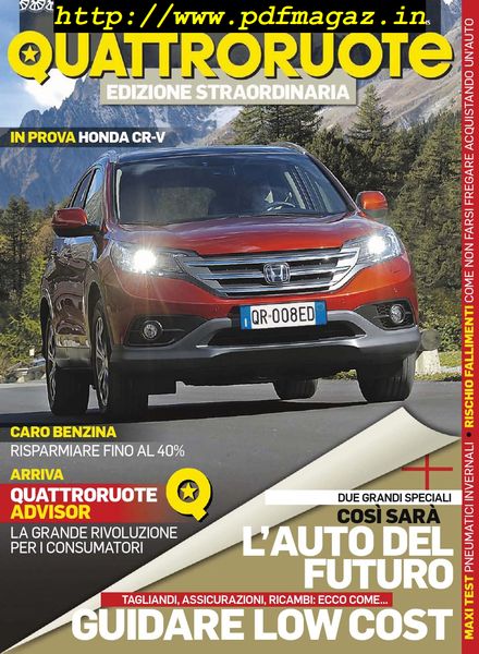 Quattroruote Italia – Edizione Straordinaria – Novembre 2012