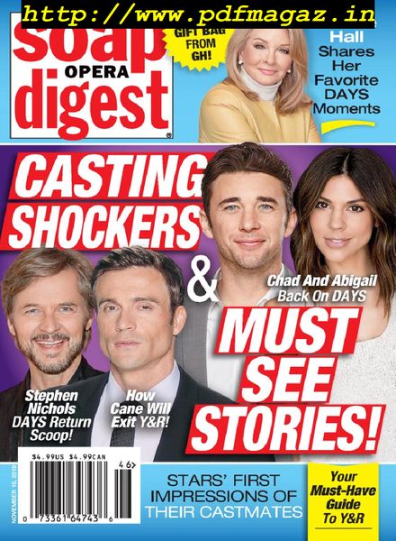 Soap Opera Digest – November 18 2019