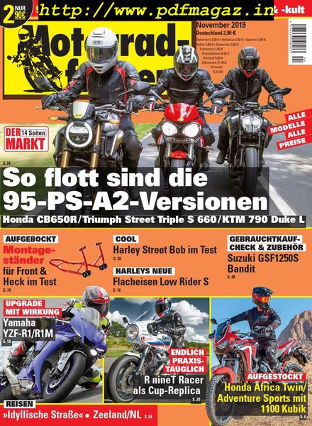 Motorradfahrer – November 2019