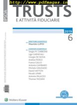 Trusts e attivita fiduciarie – Novembre 2019