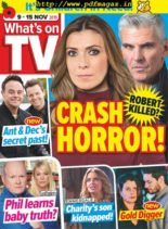 What’s on TV – 09 November 2019