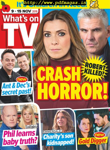 What’s on TV – 09 November 2019